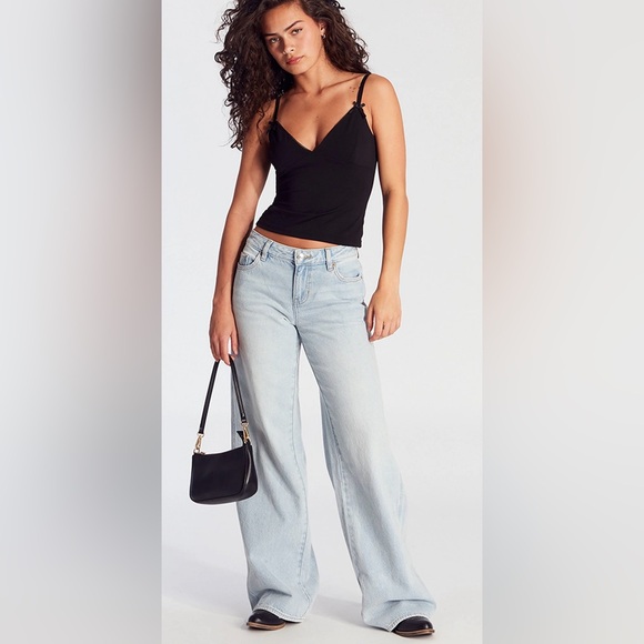 NWT PacSun Casey Low Rise Baggy Jeans In Light Indigo Wash. Size 27. - Picture 8 of 10